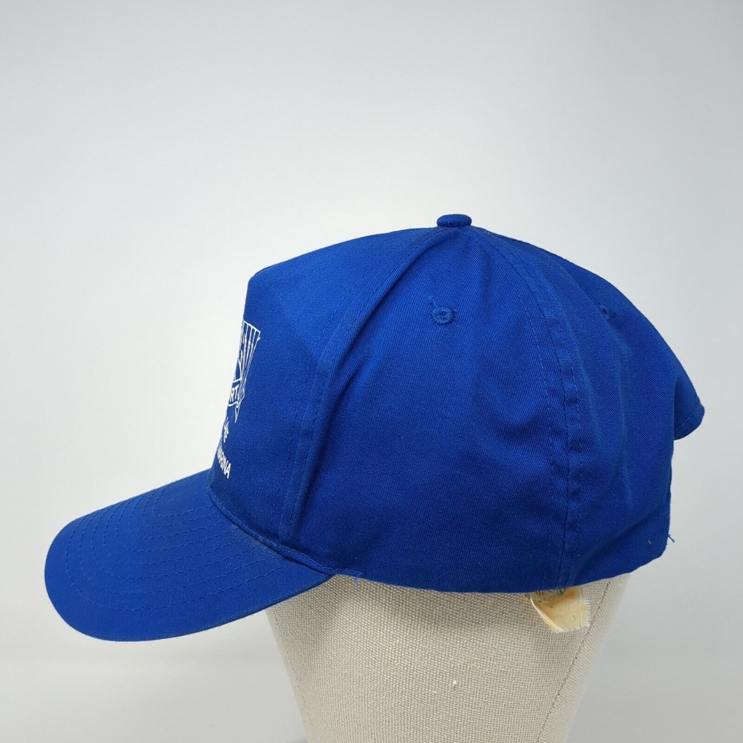 Bucksaw Resort Truman Lake Snapback Hat Blue One Size Adjustable 6 Panel Nissin
