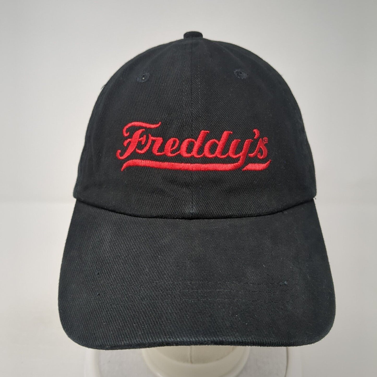 Freddy's Slideback Baseball Cap Black OS Adjustable Embroidered Apollo USA