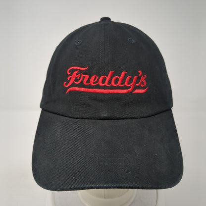Freddy's Slideback Baseball Cap Black OS Adjustable Embroidered Apollo USA