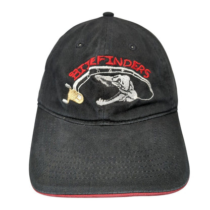 Bite Finders Slideback Hat Black OS Adjustable Embroidered Pacific Headwear