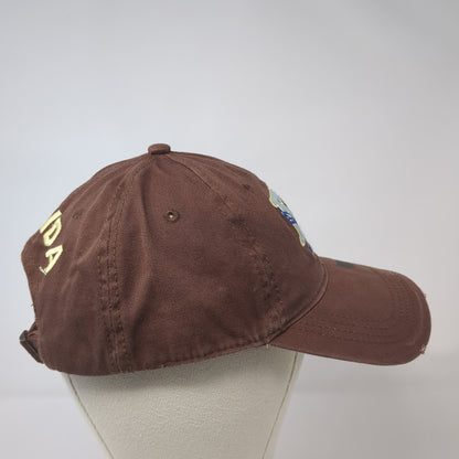 Key West Florida Baseball Cap Brown One Size Adjustable Patriotic 777 Lucky