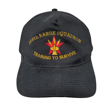 266th Range Squadron Training To Survive Snapback Hat Black OSFA Adjustable Otto