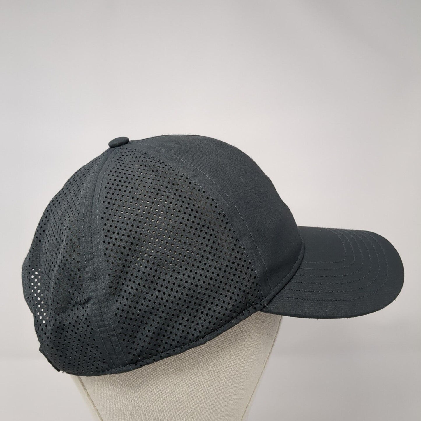 Sysdig Strapback Hat Gray One Size Adjustable Laser Cut Outdoor Cap