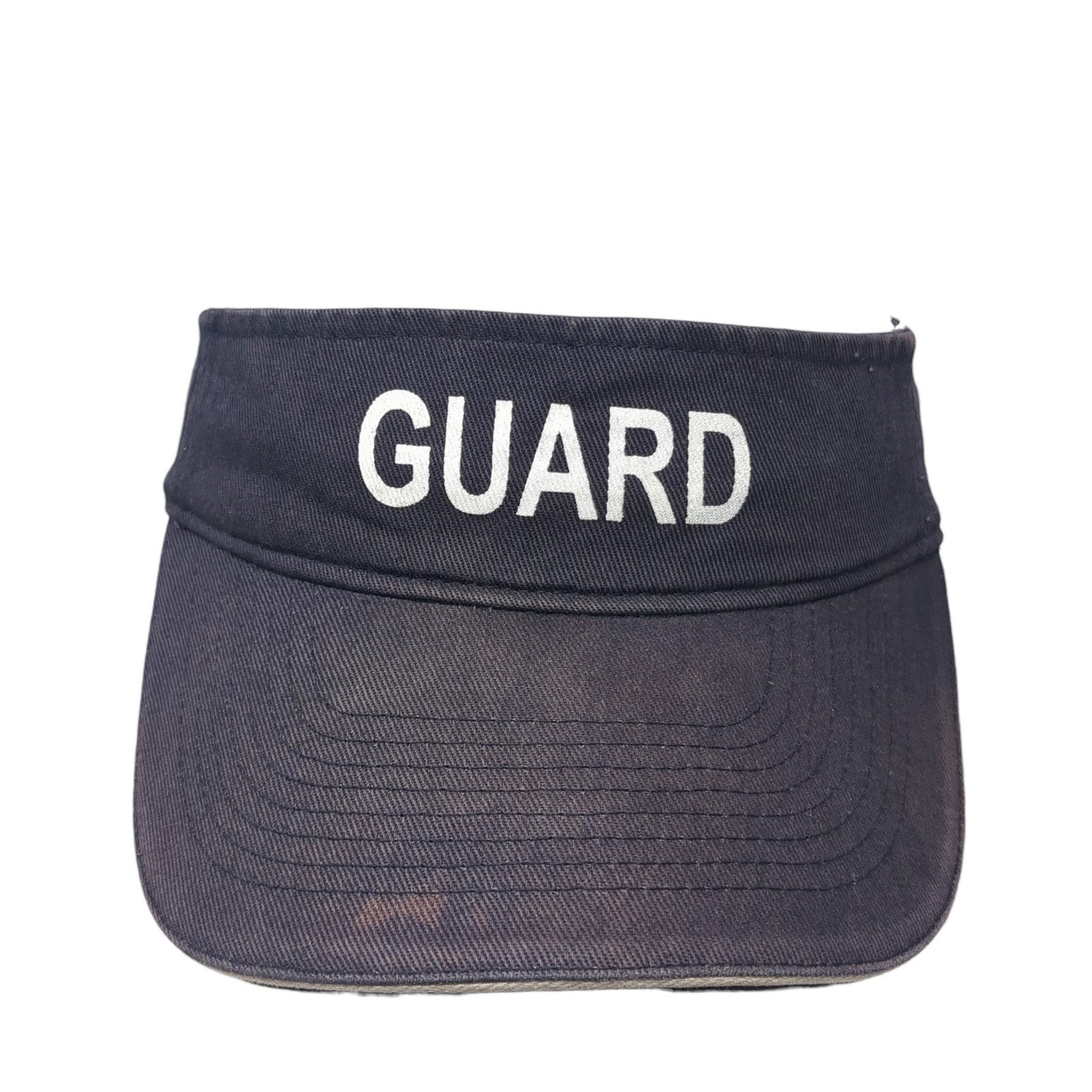 Guard Strapback Visor Hat Blue One Size Adjustable Outdoor Toppers