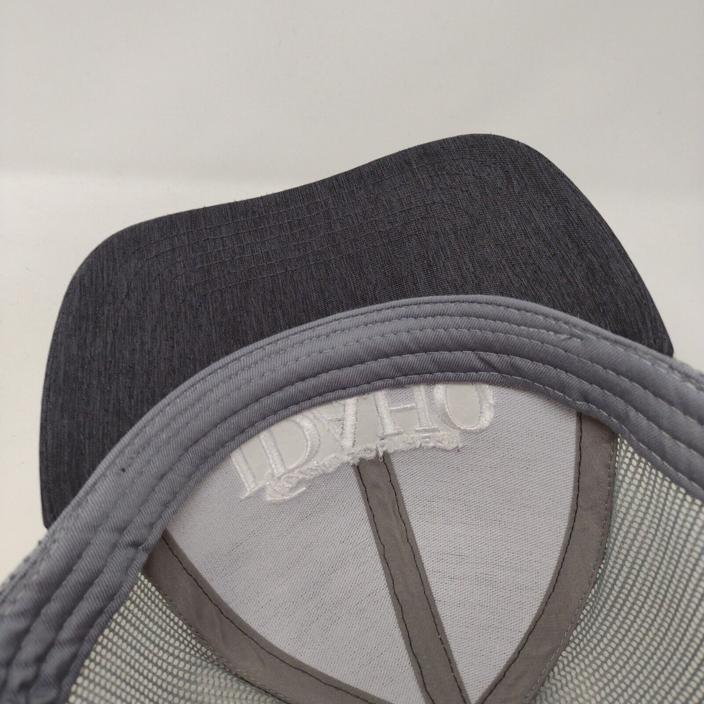 Team Southern Idaho Snapback Trucker Hat Gray OSFA Mesh Back Embroidered