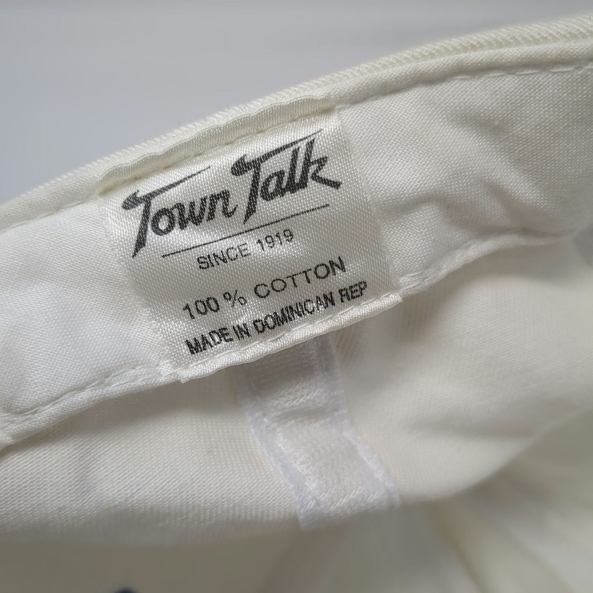 Town Talk SaddleBrooke White Baseball Cap One Size Strapback Mountain Logo Hat