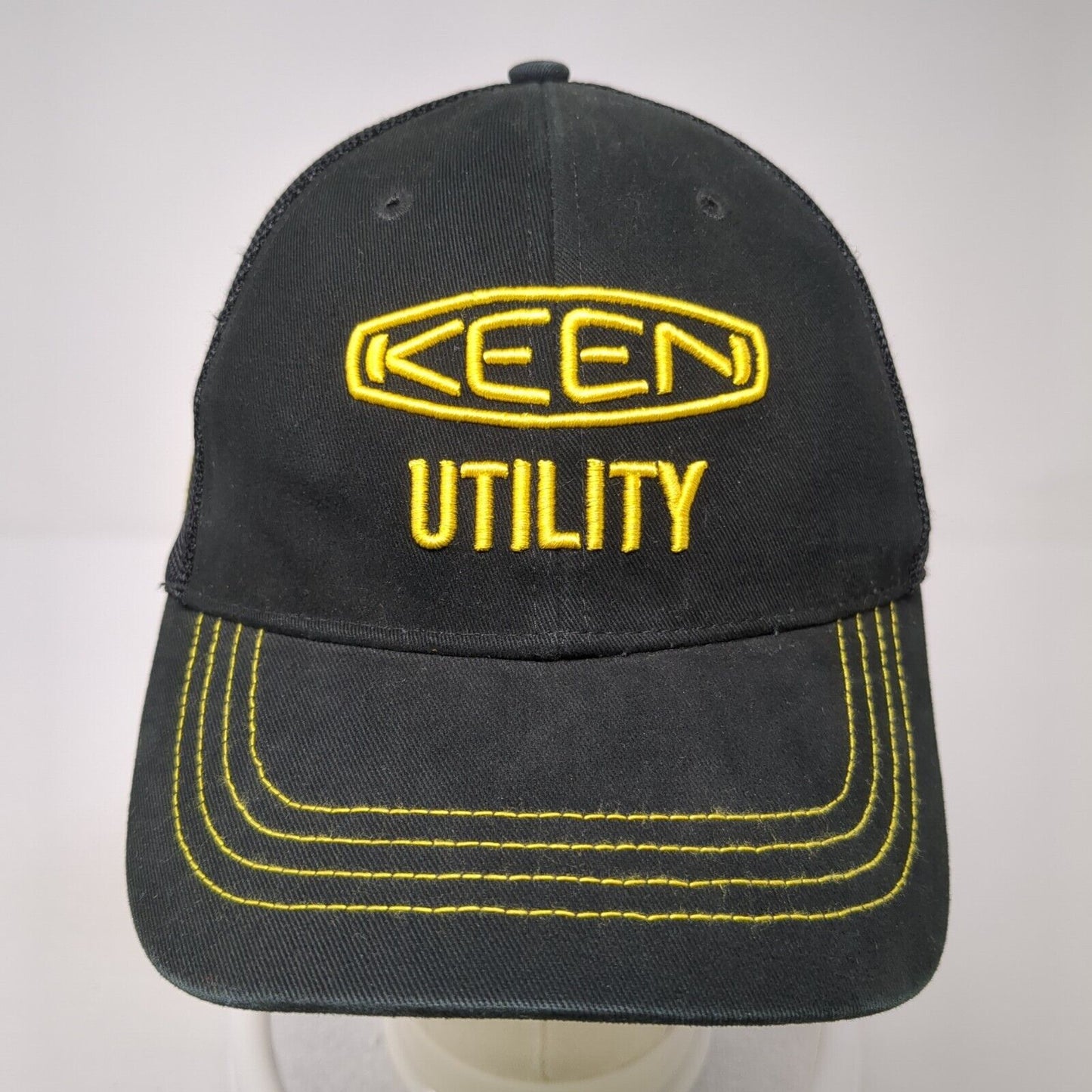 Keen Utility Strapback Hat Black One Size Adjustable Embroidered 6 Panel
