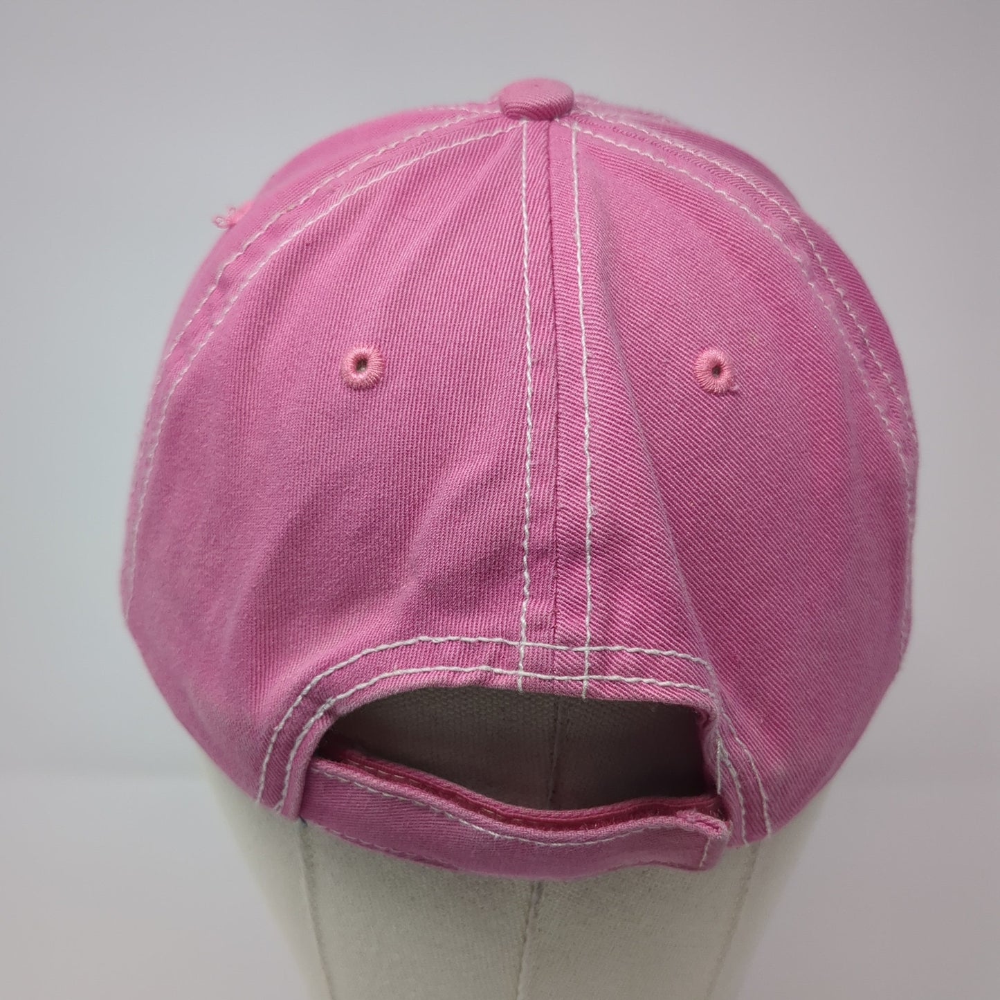 NYC Statue of Liberty Strapback Hat Pink One Size Adjustable Outdoor