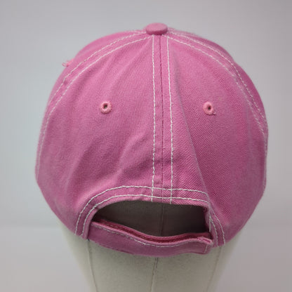 NYC Statue of Liberty Strapback Hat Pink One Size Adjustable Outdoor