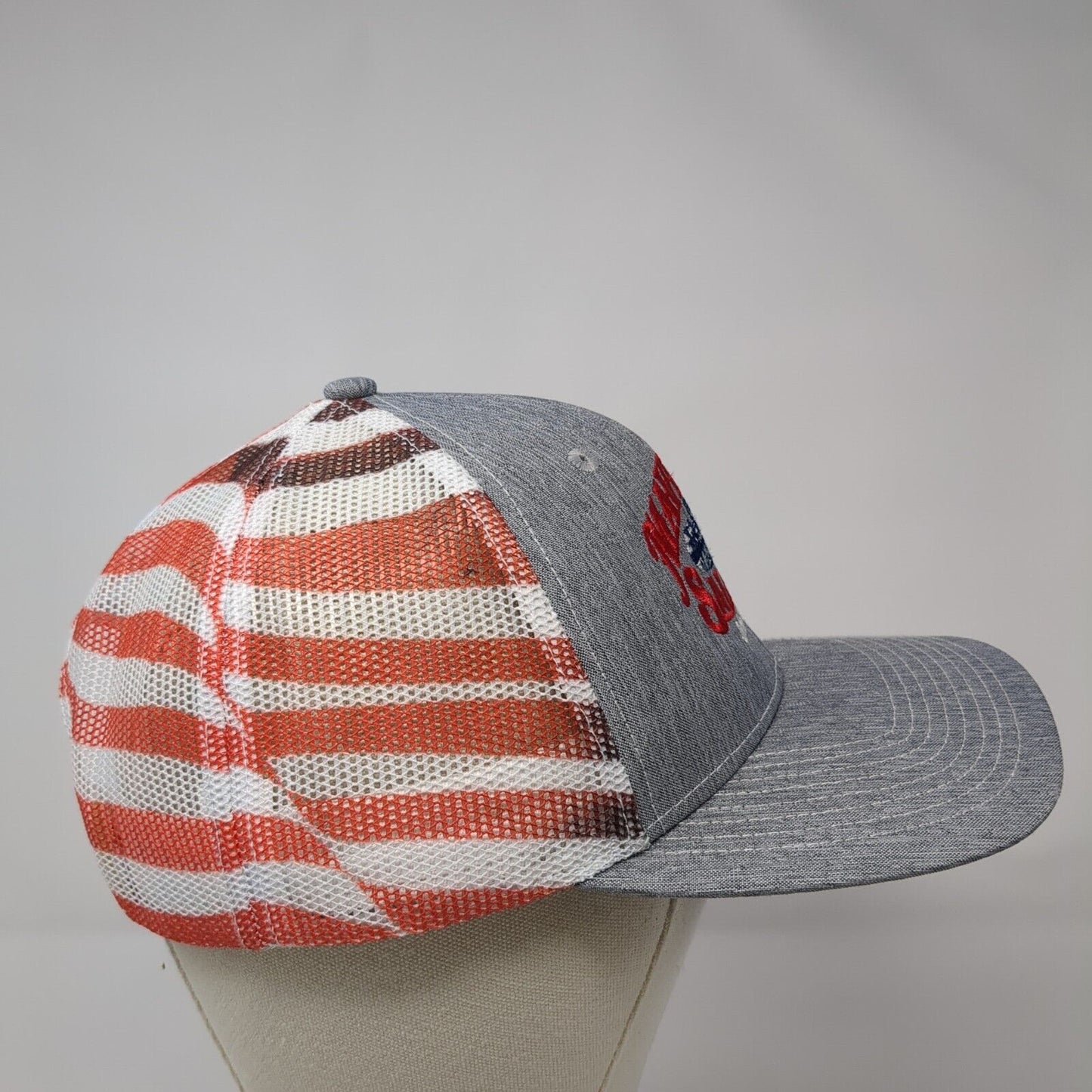 Maverick Saloon Santa Ynez Co Adult Snapback Trucker Hat Multi OS Patriotic OC