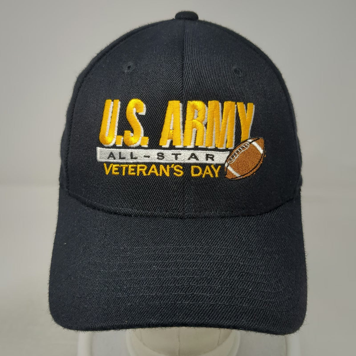 Pacific Baseball Cap Black 7 3/4 US Army All-Star Veteran's Day Football Hat