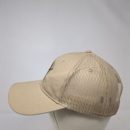 Ranchers Insurance Snapback Trucker Hat Tan One Size Mesh Back Otto