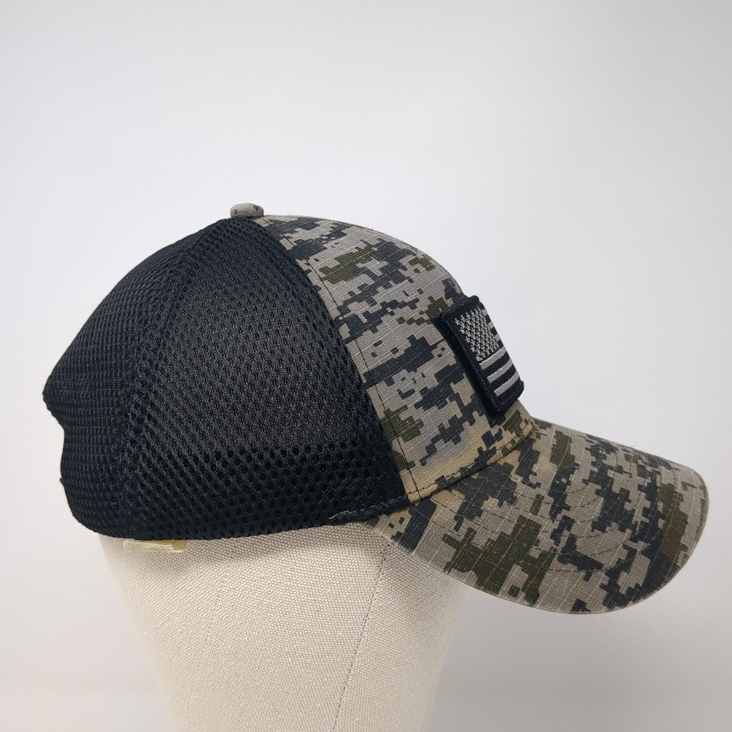 USA Flag Trucker Hat Multicolor One Size Adjustable Patriotic Mesh Back Kenworth