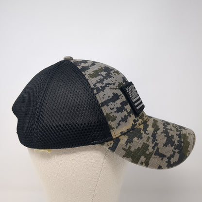 USA Flag Trucker Hat Multicolor One Size Adjustable Patriotic Mesh Back Kenworth