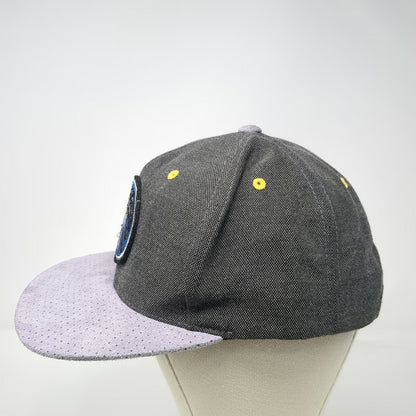 Minnesota Timberwolves NBA Mitchell & Ness Snapback Hat Gray One Size Perforated