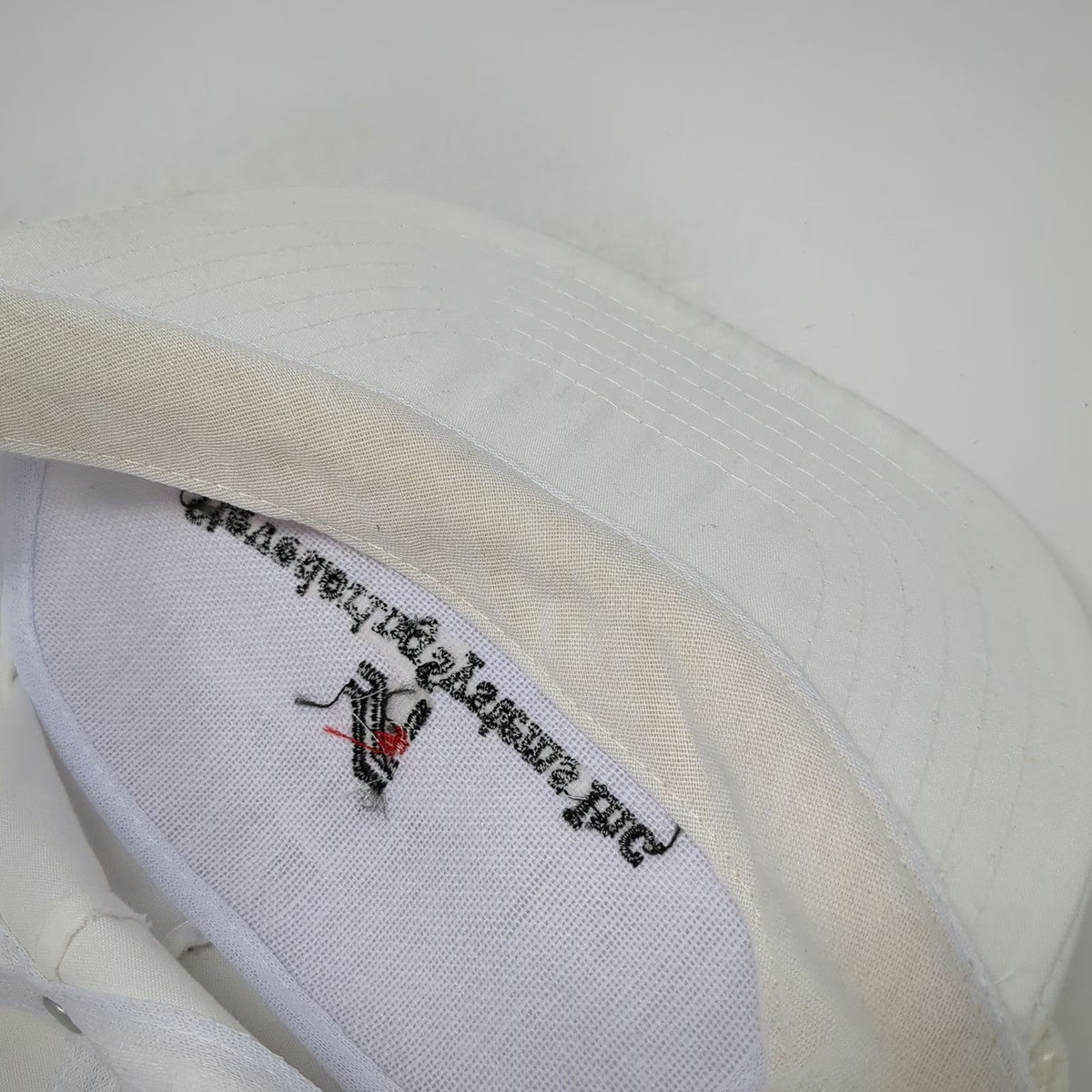White 5 Panel One Size Stevedoring Systems Inc Corporate Logo Rope Snapback Hat