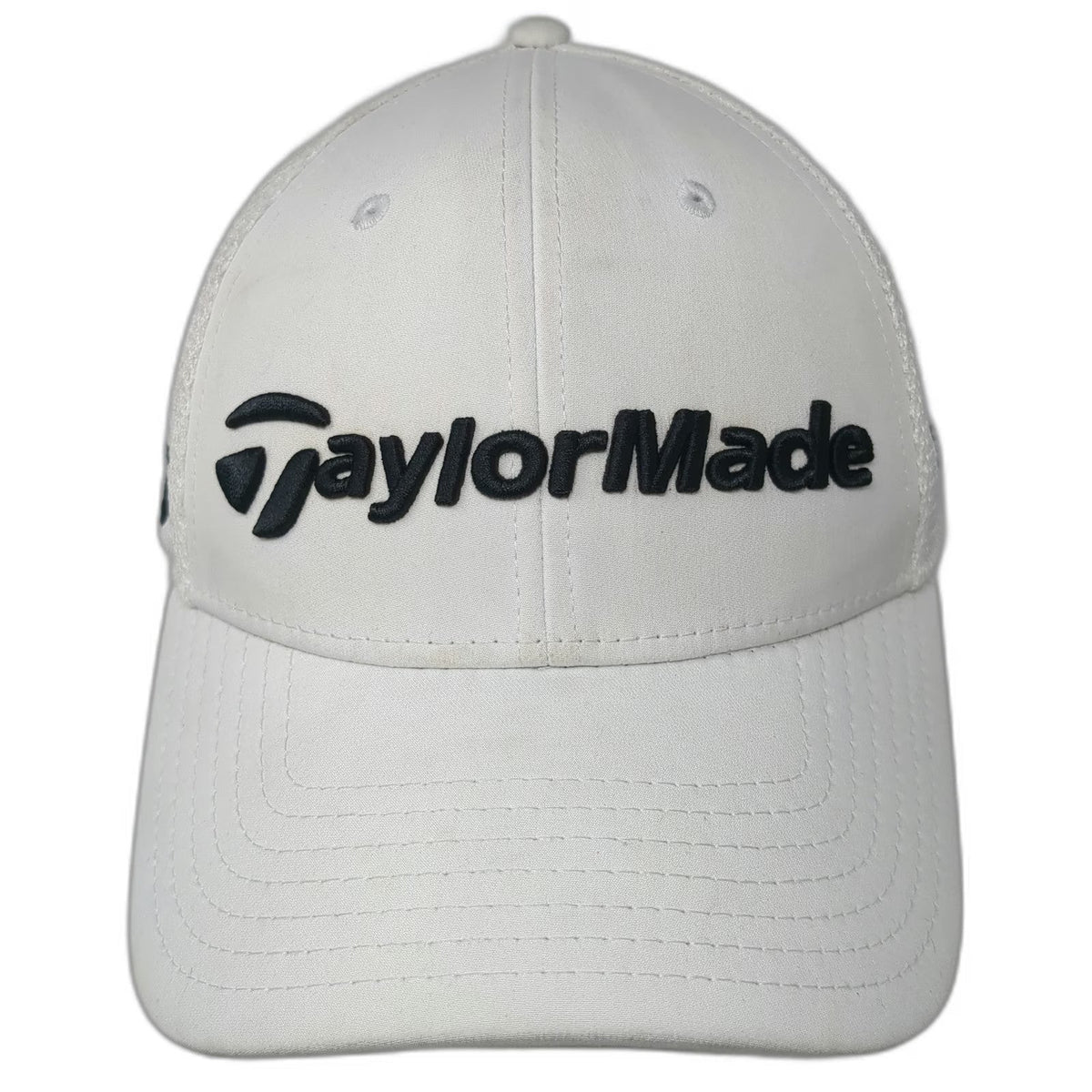 TaylorMade Baseball Cap White M Stealth TP5 A-Flex Golf Hat Mesh Performance