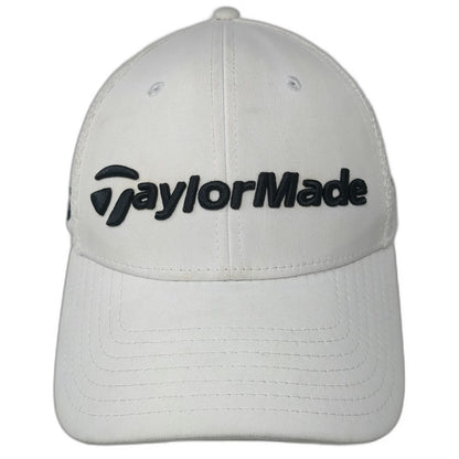 TaylorMade Baseball Cap White M Stealth TP5 A-Flex Golf Hat Mesh Performance
