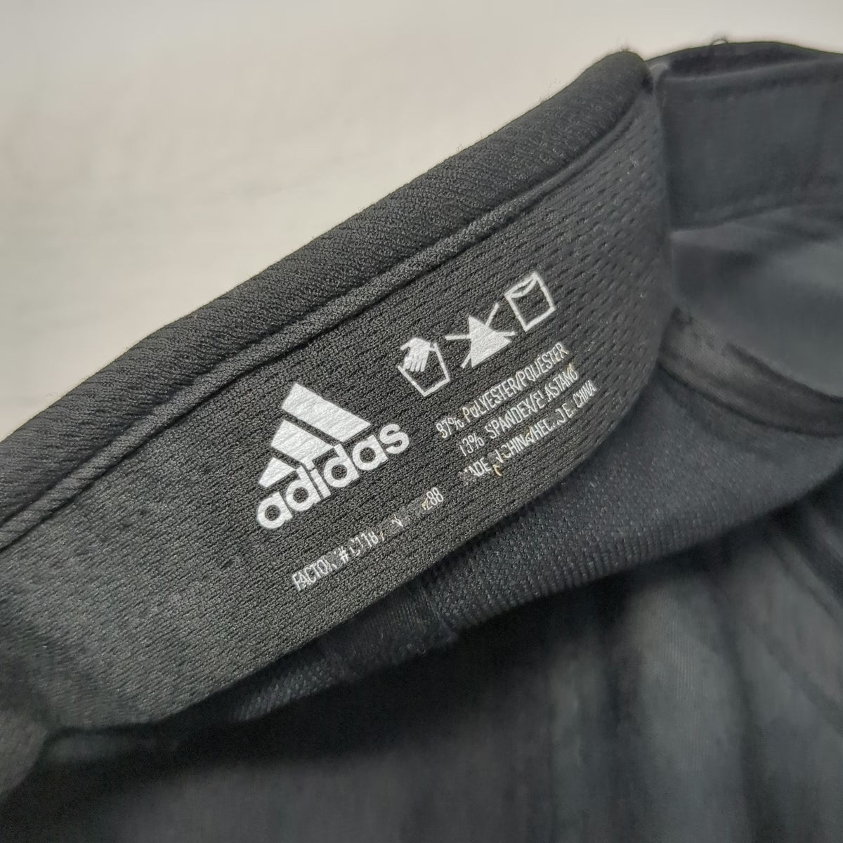 Adidas Baseball Cap Black One Size Climalite Performance Strapback Running Hat