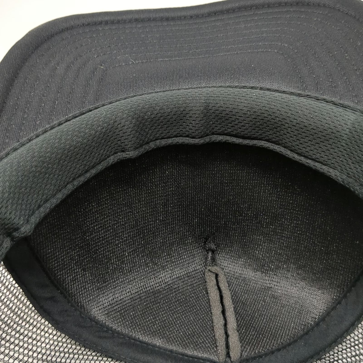 Dutch Bros 5 Panel Black One Size Mesh Back Rope Hat Windmill Logo Slideback