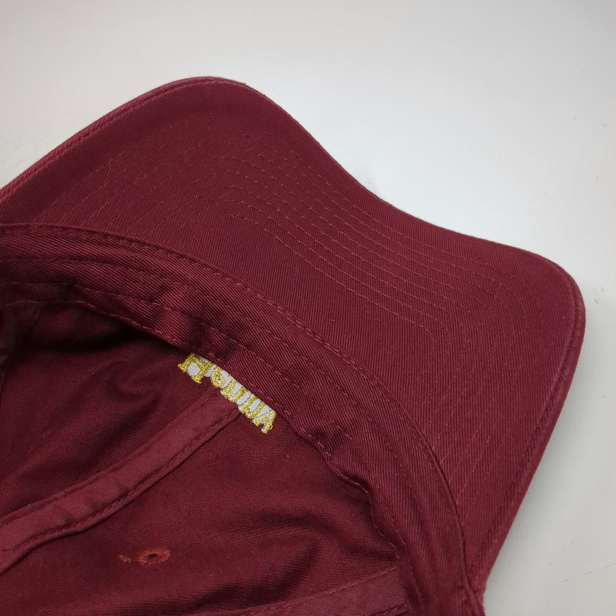KBETHOS Baseball Cap Red One Size Henny Embroidered Cotton Slideback Buckle Hat