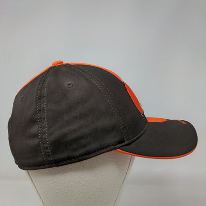 Reebok NFL Men's Fitted Hat Brown Orange OSFA Embroidered Cleveland Browns AFC