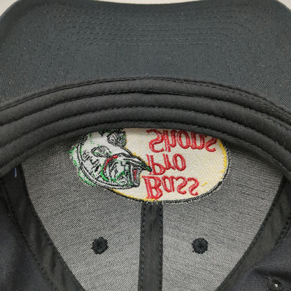 Bass Pro Shops Hat Black Snapback One Size Embroidered Logo Fishing Cap