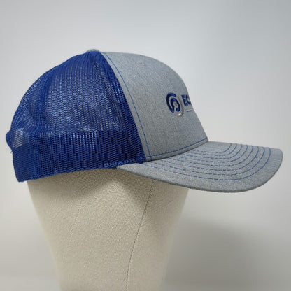 Richardson Trucker Hat Gray Blue One Size Echelon Rifles Mesh Snapback Style 112