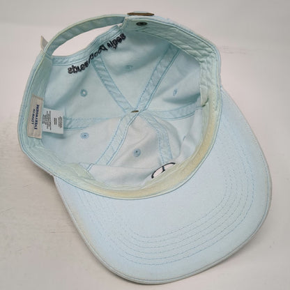 Life is Good Baseball Cap Blue One Size Peace Sign Spread Good Vibes hat