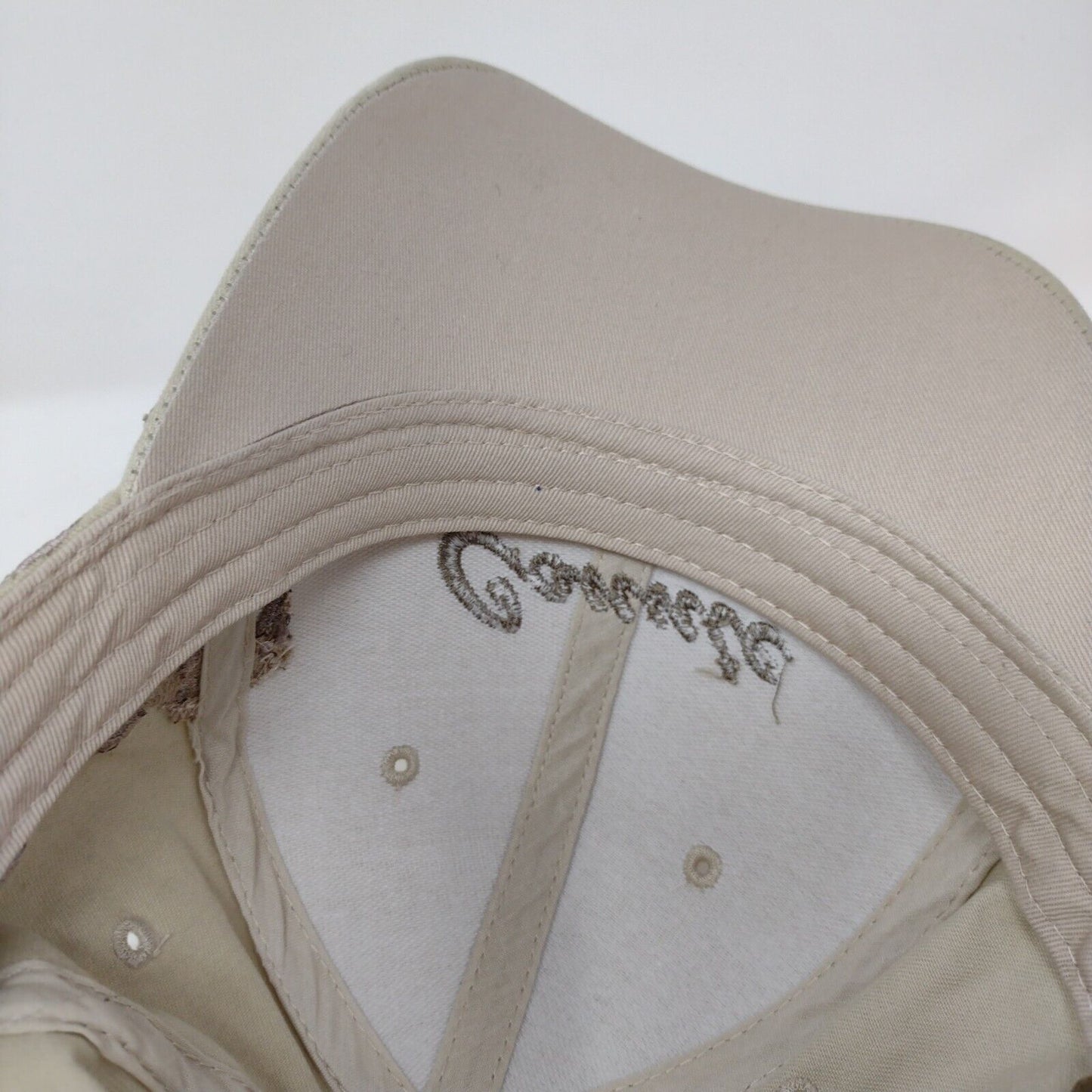 Connie Strapback Hat Tan OS Adjustable Embroidered Wildlife Series Dri-Duck