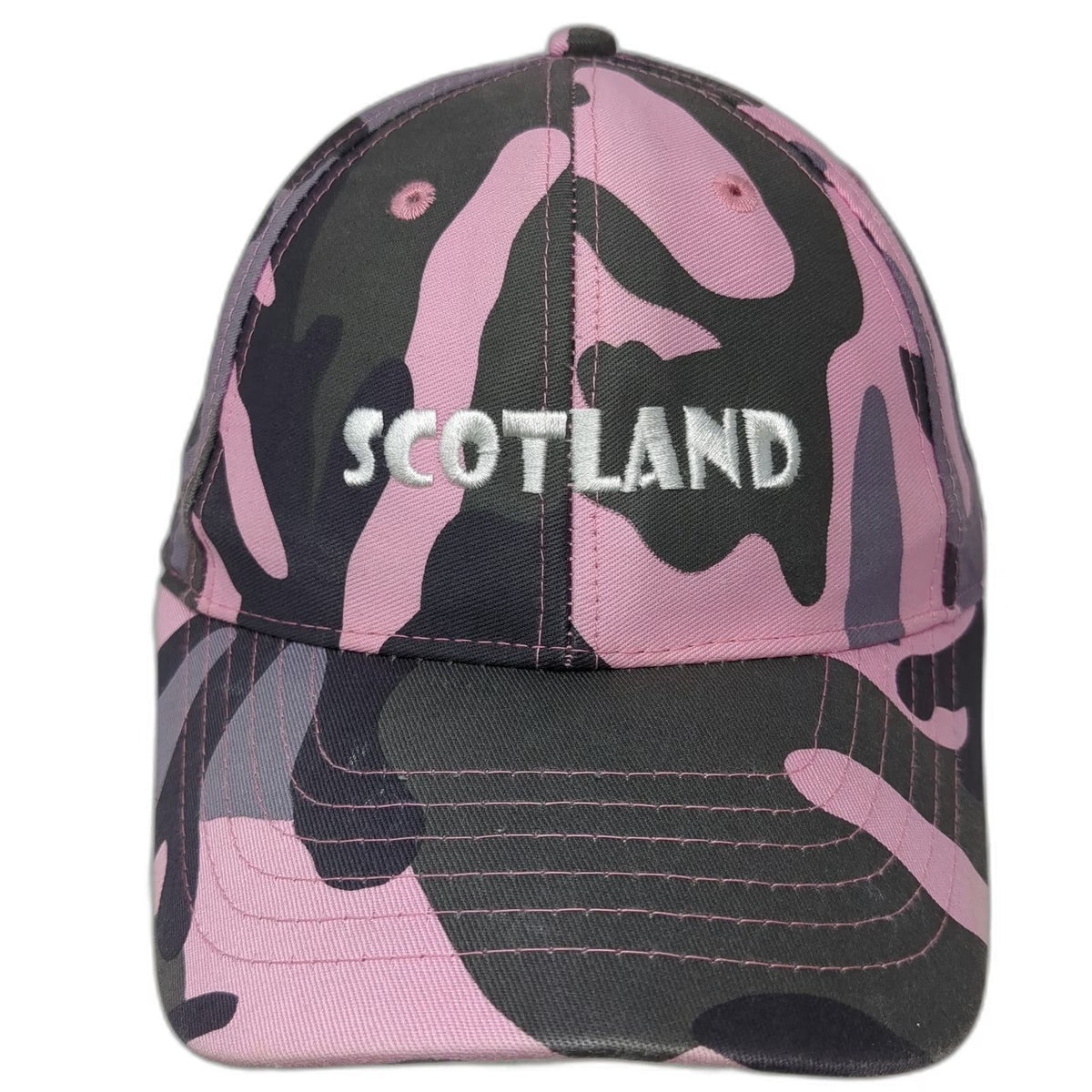 International Insignia Scotland Pink Camo One Size Baseball Cap Hat Strapback