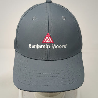 Benjamin Moore Gray One Size Baseball Cap Laser Perforated Logo Paint Hat