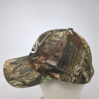 CHS Strapback Hat Camo One Size Bingham Cooperative Agronomy Hunting