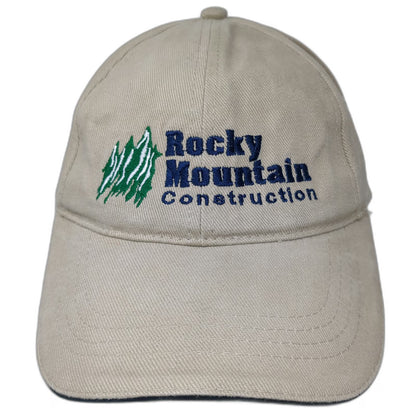 Fahrenheit Baseball Cap Beige One Size Rocky Mountain Construction Strapback Hat