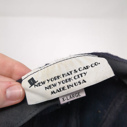 New York Hat & Cap Co. 5 Panel Cap Blue L/XL Lightweight Breathable Blank
