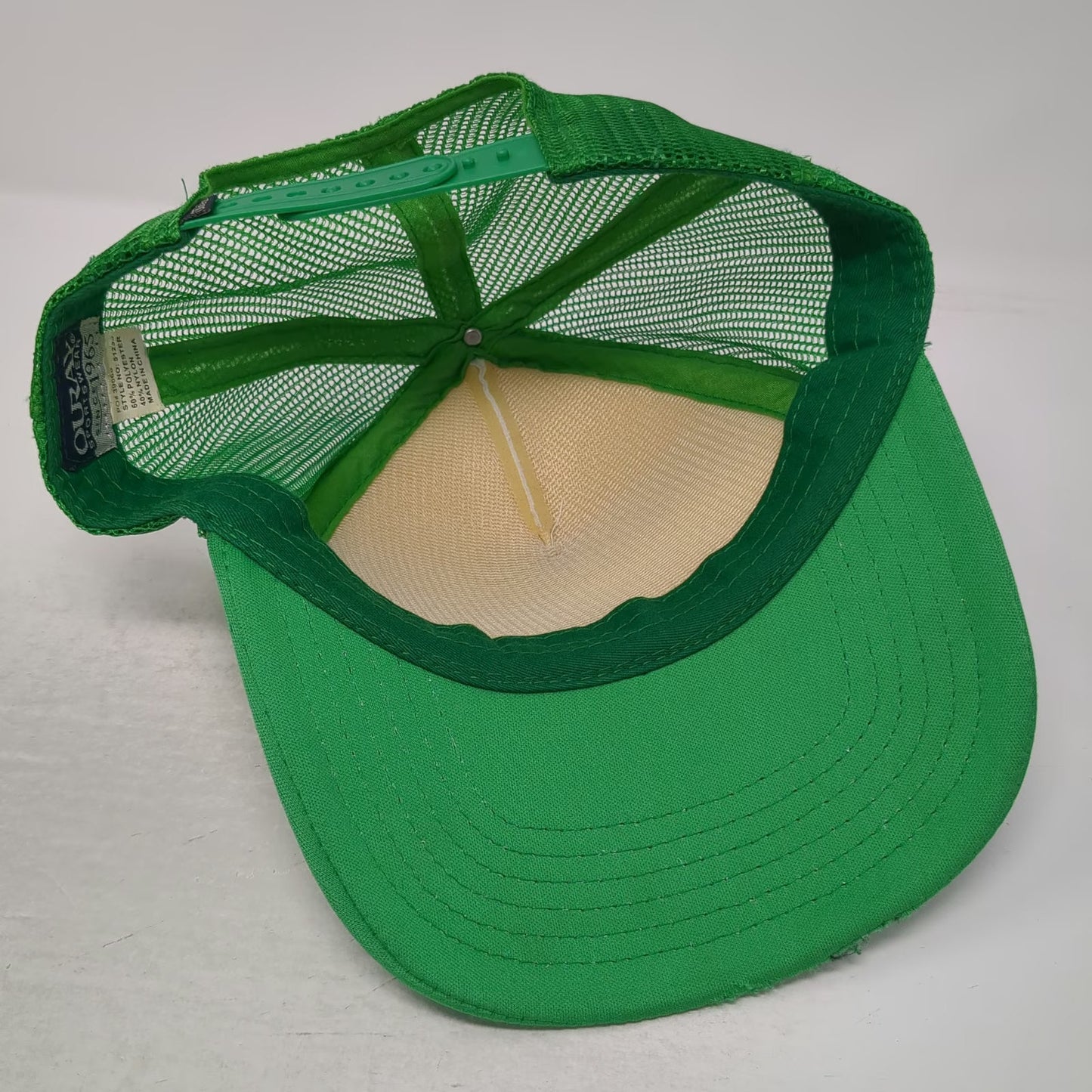 Ouray Trucker Hat Green White One Size Glacier Anglers Montana Fishing Snapback