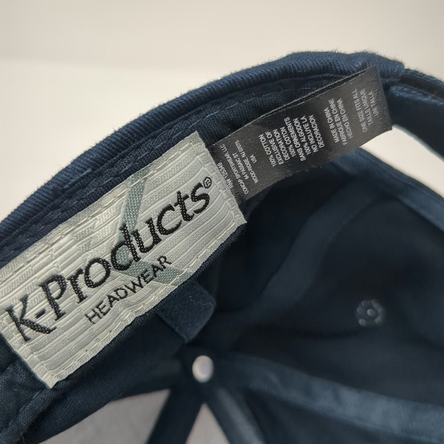 K-Products Irwin Tools Embroidered Baseball Cap Blue One Size Strapback Hat
