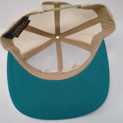 Boone Quarries Snapback Trucker Hat Multi OS Adjustable Mesh Pacific Headwear