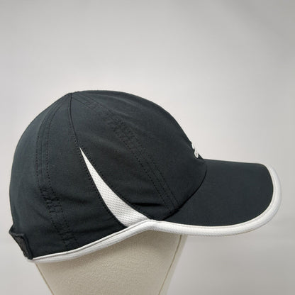 Adidas Aeroready Strapback Hat Black One Size 3 Stripes White Trim