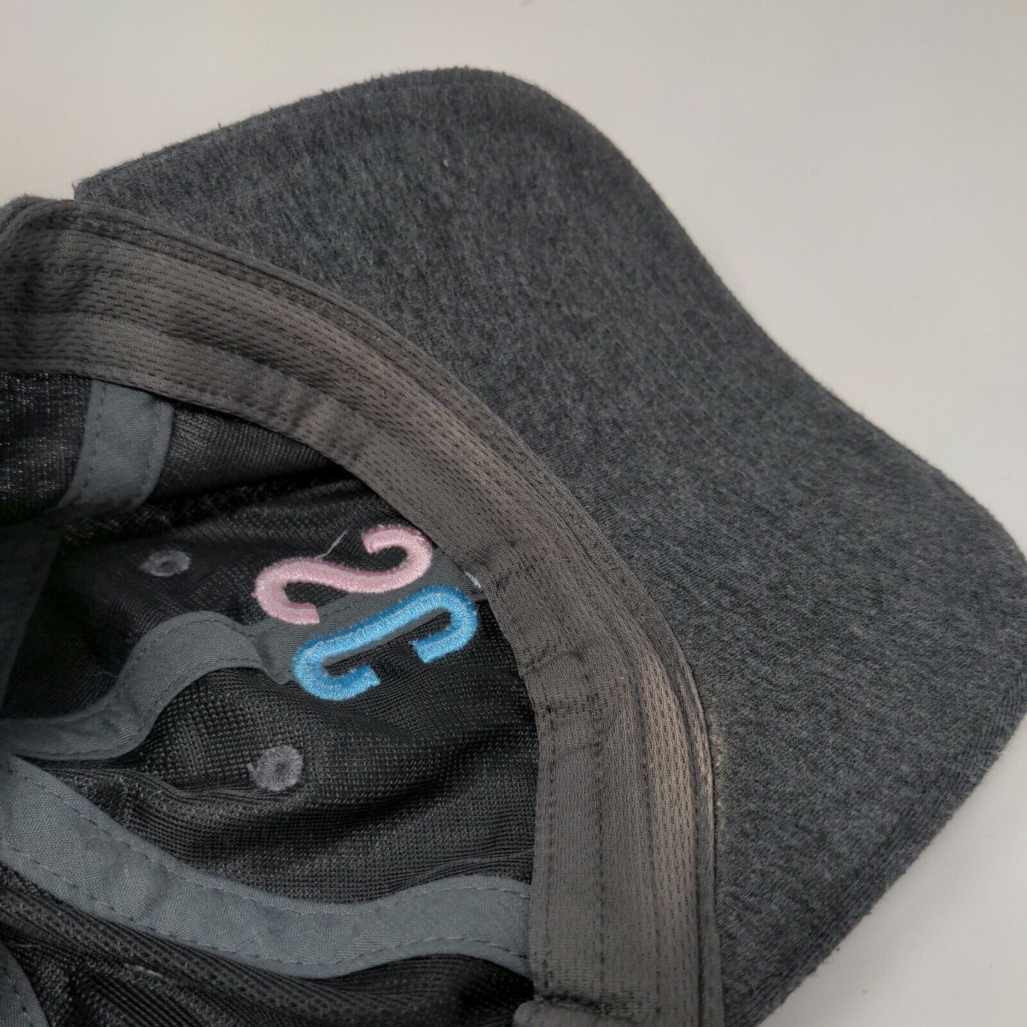 SC USA Slideback Hat Gray OSFM Adjustable Embroidered 6 Panel Home Free