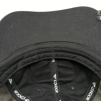 Condor Baseball Cap Black One Size Tactical Multicam Patch Slideback Nylon Hat