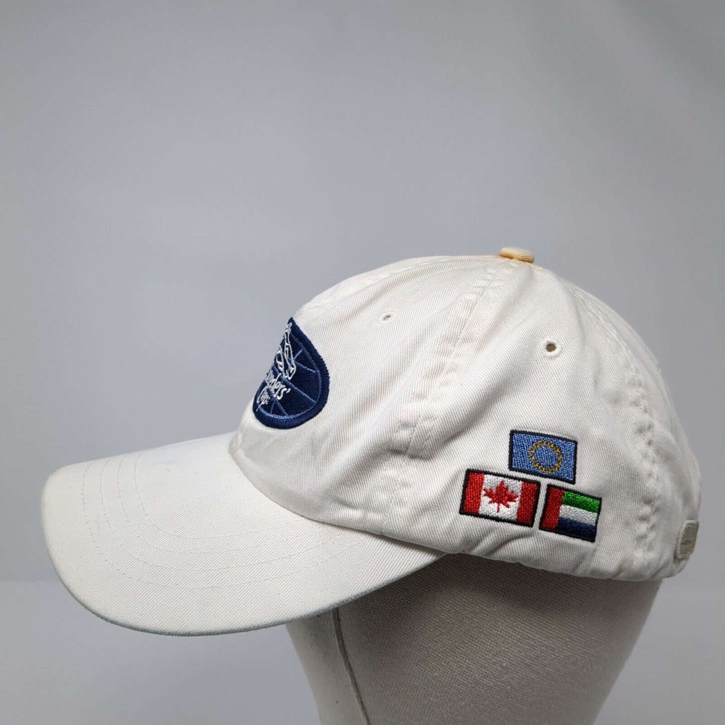 Breeders' Cup Slideback Hat White One Size 6 Panel Gear For Sports