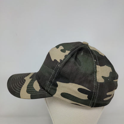 Unbranded Strapback Hat Camouflage One Size Adjustable Outdoor Blank