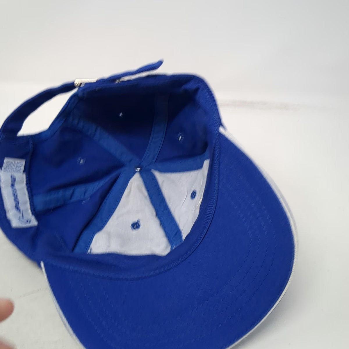 Boeing Baseball Cap Blue One Size Adjustable Embroidered Logo Cotton Hat Curved