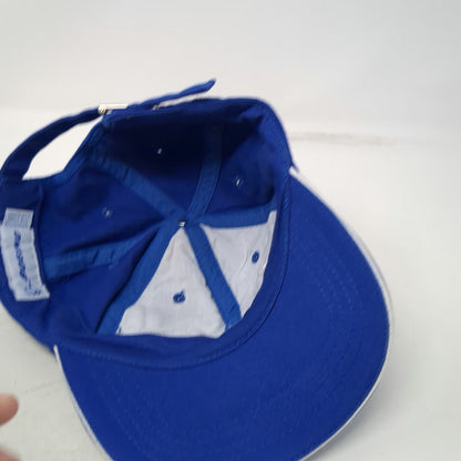Boeing Baseball Cap Blue One Size Adjustable Embroidered Logo Cotton Hat Curved