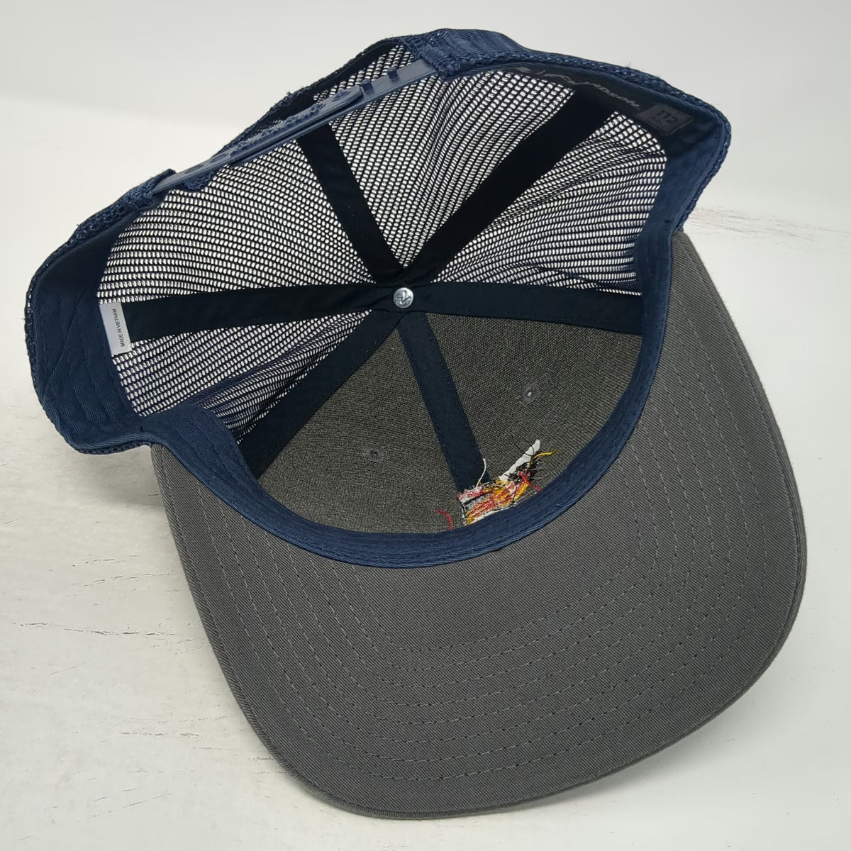 Richardson Trucker Hat Gray One Size Maryland Fleet Week Air Show Baltimore Mesh