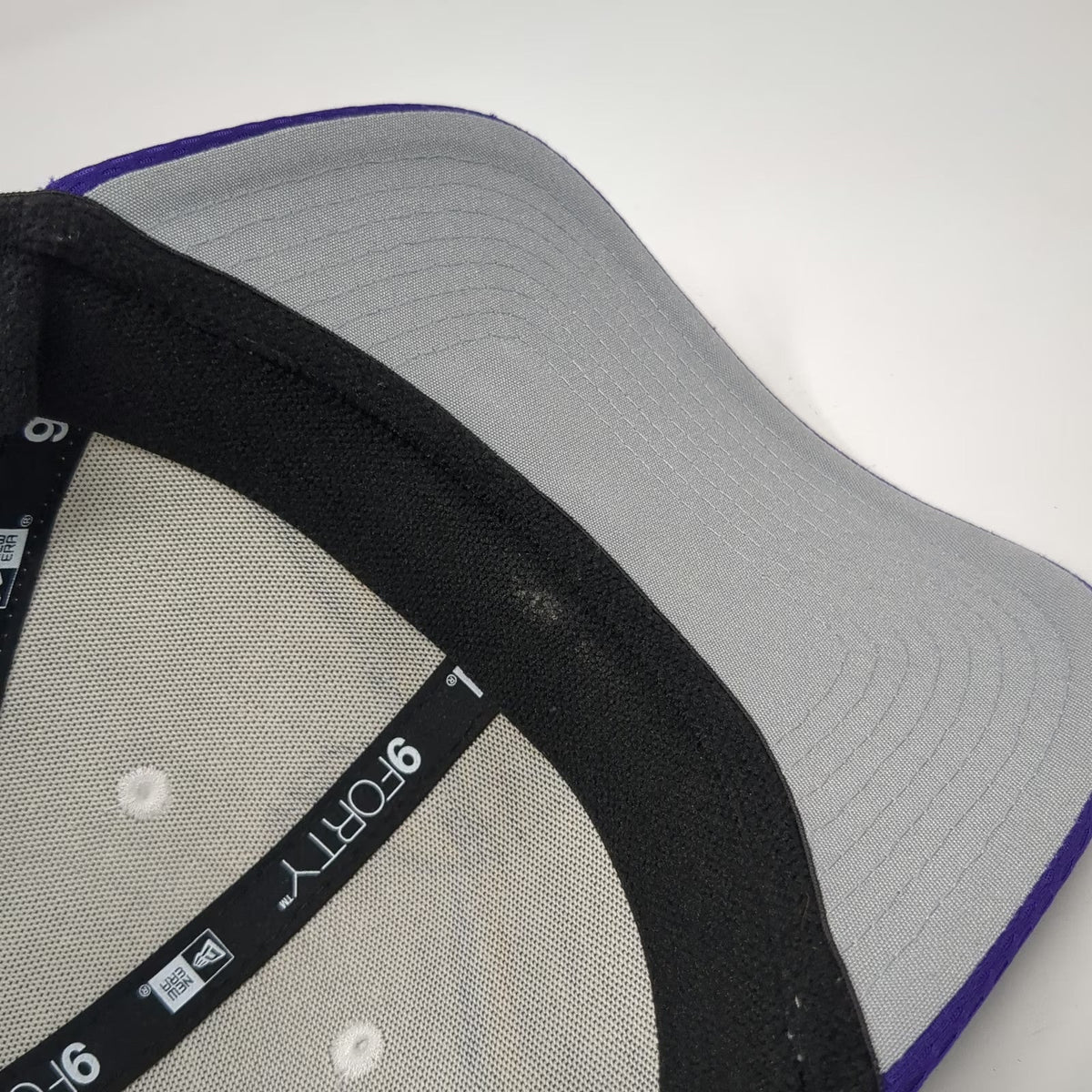 New Era Snapback White Purple One Size NFL Minnesota Vikings Embroidered Hat