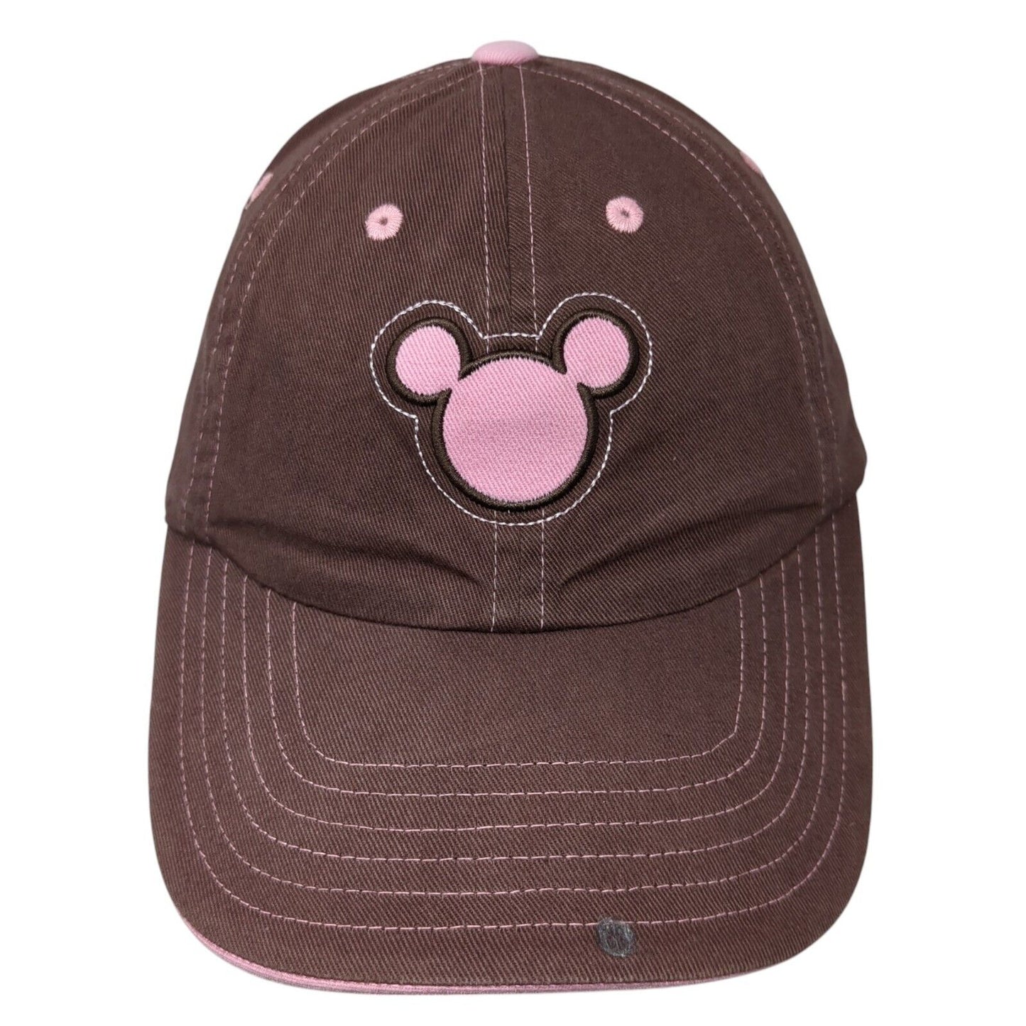 Mickey Mouse Strapback Hat Brown One Size Adjustable Florida Disney