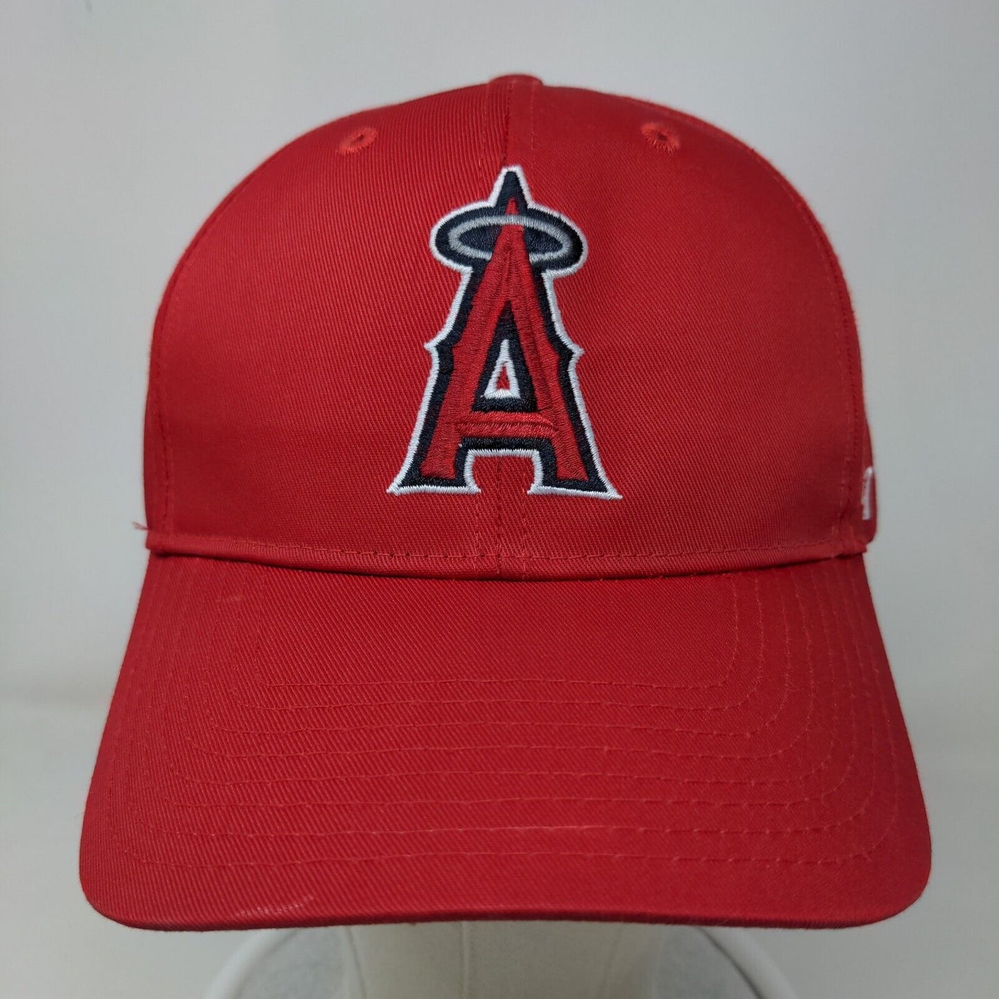 '47 Brand Men's Snapback Hat Red Size OS Embroidered Anaheim Angels Logo