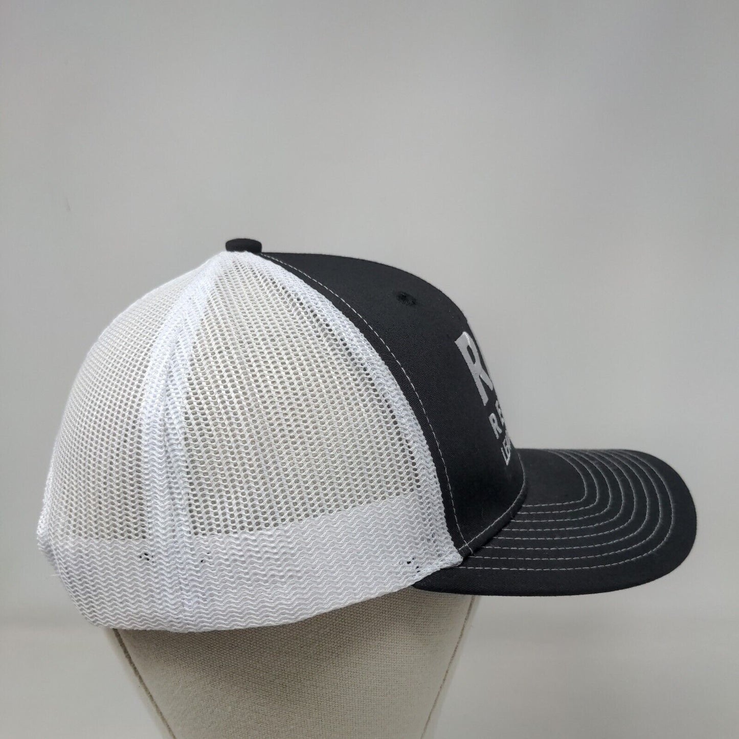 RLC Results Learning Center Snapback Trucker Hat Black One Size Richardson